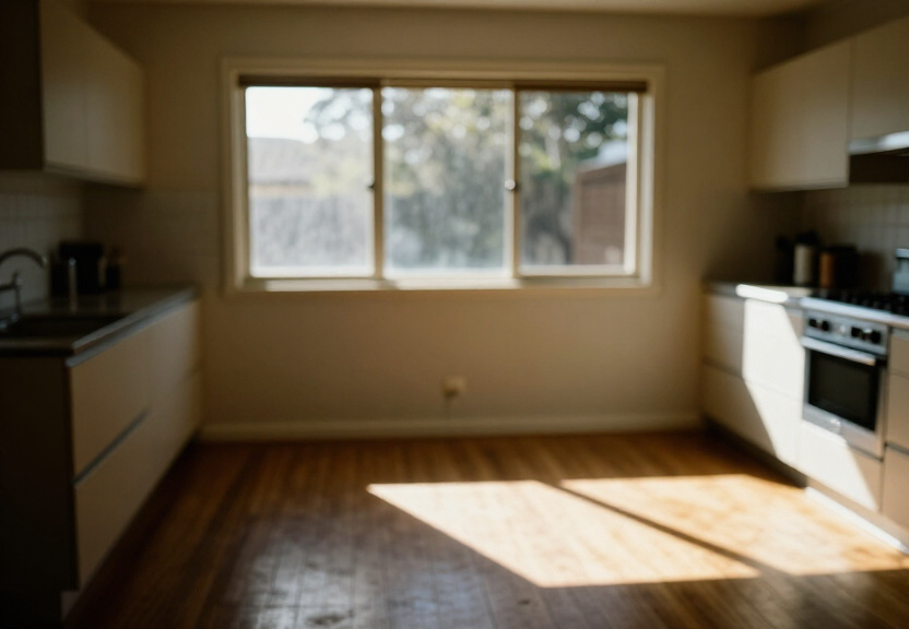 Clean, pest-free kitchen wall cavity after urgent end of lease pest control