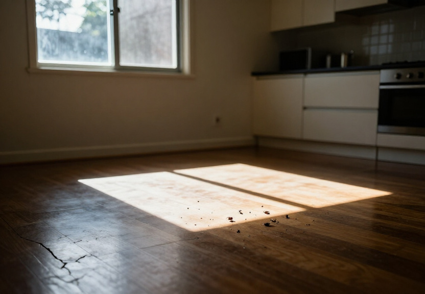 Termite damage in a Minchinbury home before treatment